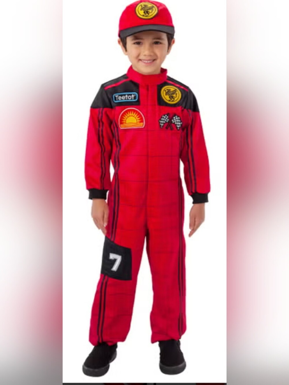 NWT Teetot & Co Adventure Factory Race Car Driver Costume Size 7/8
